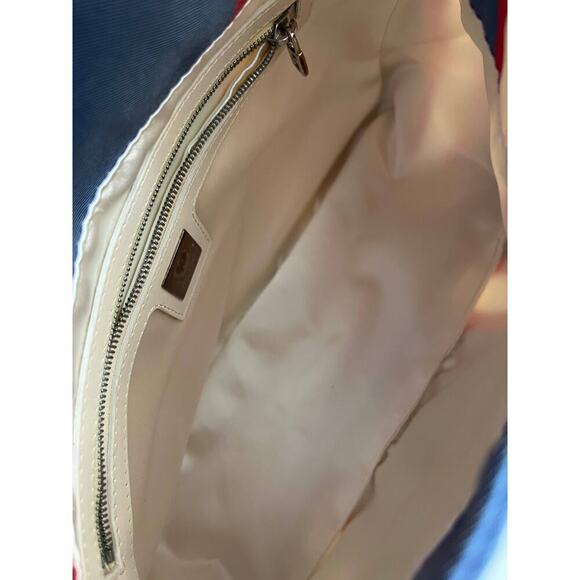 Vintage Fendi baguette Mamma insect stripes multicolor shoulder bag - Picture 7 of 8